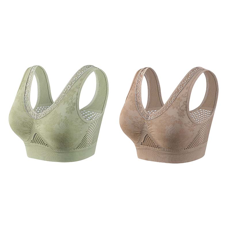 🏆 Last Day Special Price £18.99 ! 💐 Buy One Get One Free 🎁 🌸 Pure Cotton Buttonless Comfy Lifting Bra