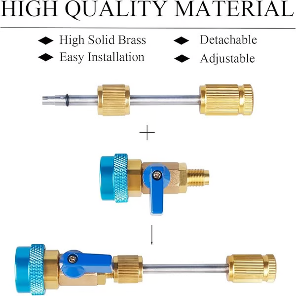 🔧🪛🚗R134A Valve Core Remover and Repair Tool Kit👍👍