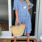 🎁2025 Big Sale 49% OFF🎁Round Neck Polka Dot Print Midi Dress