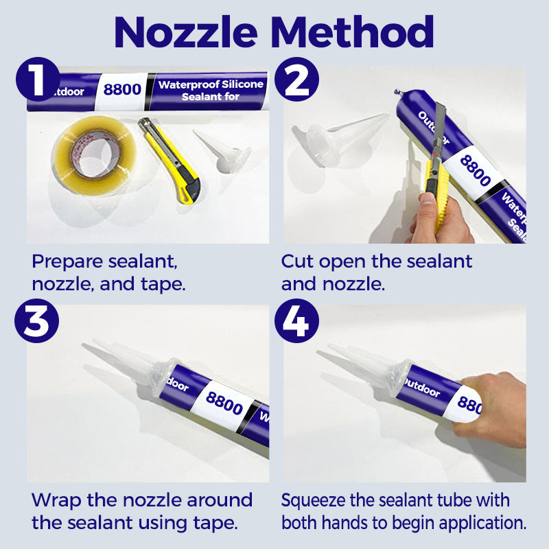 🔥New Upgrades🔥Waterproof Silicone Sealant for Indoor & Outdoor