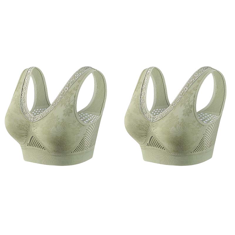 🏆 Last Day Special Price £18.99 ! 💐 Buy One Get One Free 🎁 🌸 Pure Cotton Buttonless Comfy Lifting Bra