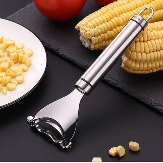 2 Counts Corn Peeler, Stainless Steel Corn Stripper Tool for Efficient Corn Kernel Removal