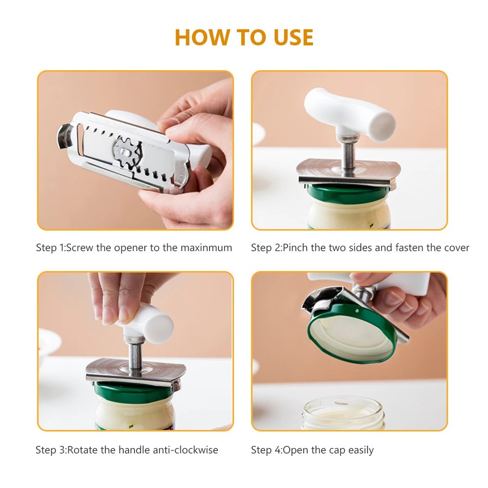 📢More You Buy📢Up To 50% Off!!⏰Stainless Steel Jar Opener & Bottle Lid Remover