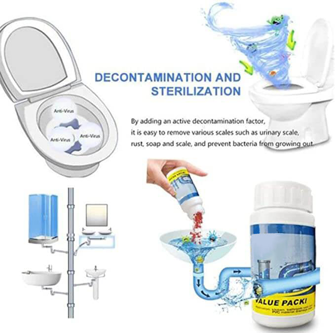 ⏰Last Day Surprise Price: Buy 1 Get 1 Free🔥SINK & DRAIN CLEANER
