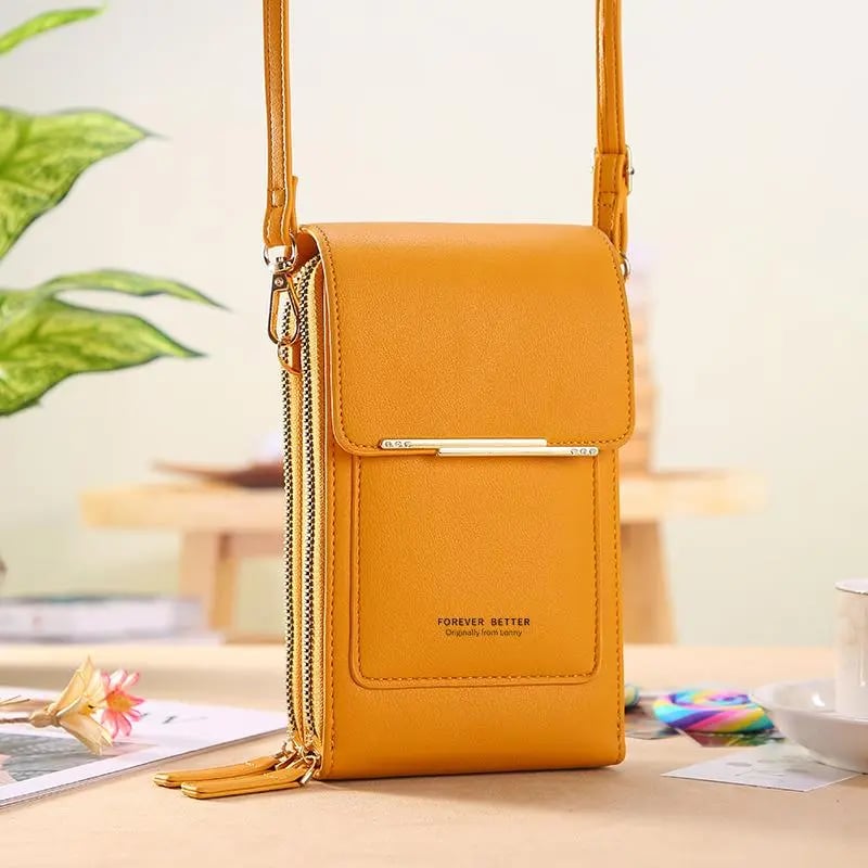 🏆Last Day Promotion 50% OFF!!👜📱 Simple and elegant women's touchscreen crossbody phone wallet