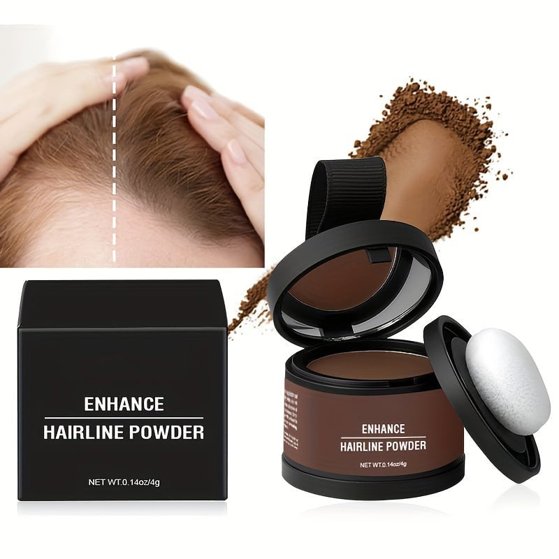 🎉53K+ Sold 💇 Hairline Powder Fit All Hair Color, Waterproof Root Touch Up Concealer For Grey & Sparse Hair