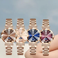 💎👑Goddess Day Special Offer 50% OFF🌟 Women's Luxury Shiny Waterproof Stainless Steel Watch - Elegant Style, Dazzling Shine, Perfect Gift!