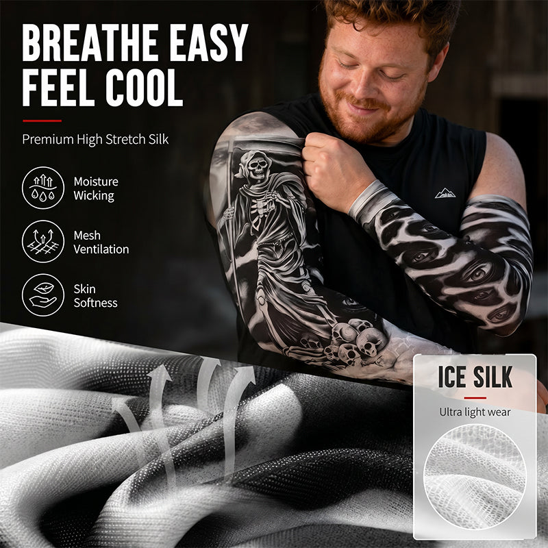 ☀️Sun-Protective & Breathable Tattoo Cooling Sleeves
