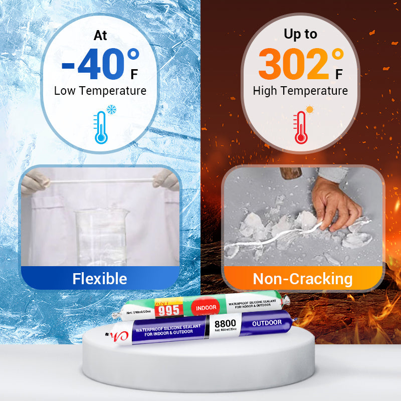 🔥New Upgrades🔥Waterproof Silicone Sealant for Indoor & Outdoor