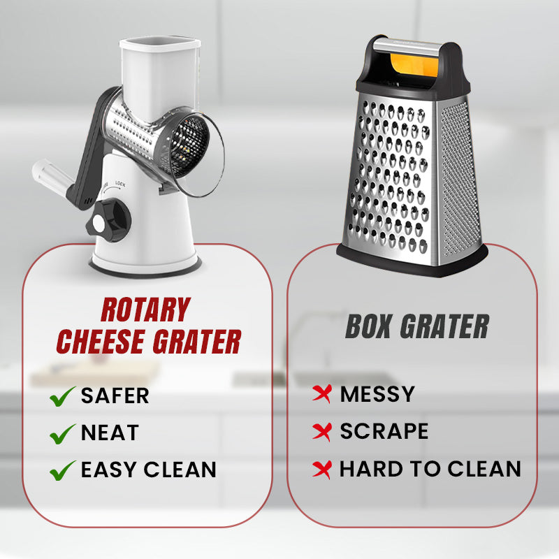 🔥Limited Time Half Price🔥 Multifunctional Manual Rotary Grater & Chopper