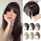 🌸Natural Hair Toppers with Bangs for Women
