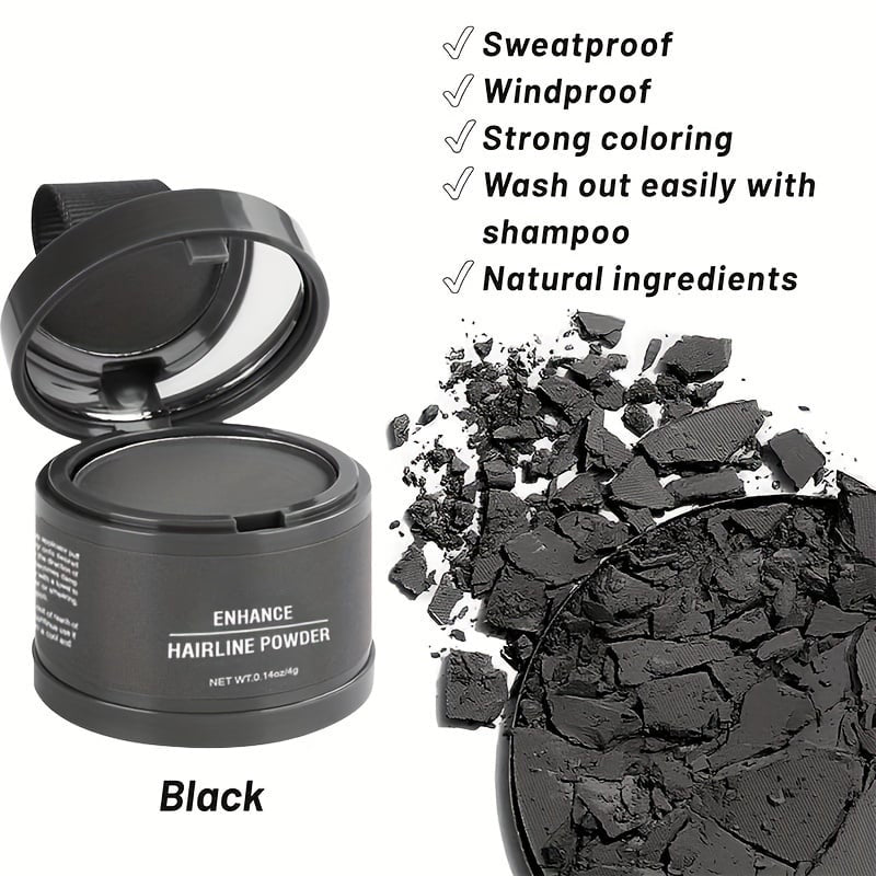 🎉53K+ Sold 💇 Hairline Powder Fit All Hair Color, Waterproof Root Touch Up Concealer For Grey & Sparse Hair
