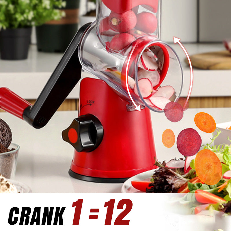 🔥Limited Time Half Price🔥 Multifunctional Manual Rotary Grater & Chopper