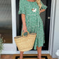🎁2025 Big Sale 49% OFF🎁Round Neck Polka Dot Print Midi Dress