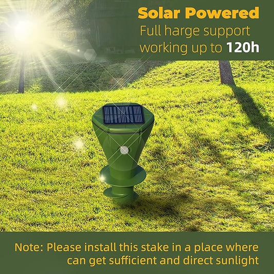 🌸Spring Sale 50% OFF🌸 Solar Powered Waterproof Screw Mole Repellent