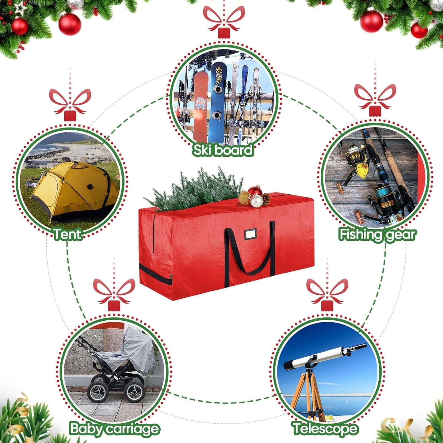 🌟Christmas Tree Durable Waterproof Storage Bag 🎄