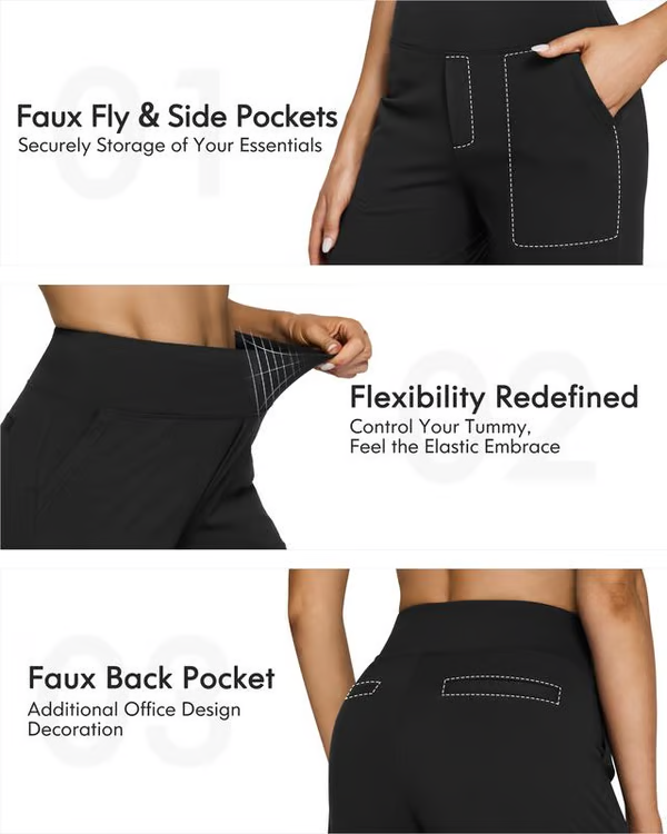 🔥Hot Sale 50% Off🔥Women's High Waist Stretch Casual Yoga Wide Leg Pants