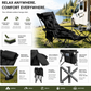 🪑Portable Adjustable Folding Chair for Outdoor‑Use – Light‑Weight, Sturdy & Versatile. Perfect for Gardens, Camping, Beach or Patio; Easy to Transport and Set‑Up🏕️✨