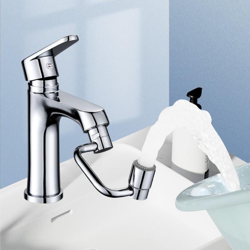 🚰 Upgrade Your Washing Routine - ✨ TTZZ 1080° Rotatable Faucet Aerator Extension - For Effortless, All-Angle Control!