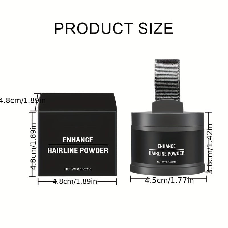 🎉53K+ Sold 💇 Hairline Powder Fit All Hair Color, Waterproof Root Touch Up Concealer For Grey & Sparse Hair