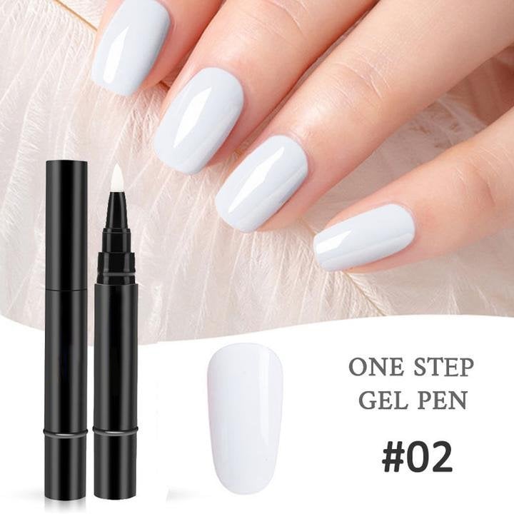 💅 Limited Time Buy 1 Get 1 Free - $19.99! ✨One Step Nail Gel Pen🎨Free handheld mini UV nail lamp💡