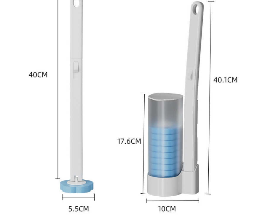 ⚡50K+ SOLD!🚽💦Hands-Free Cleaning Gadget🧽Disposable toilet cleaning tool