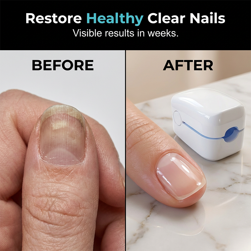 🏠💎 50% OFF! Stop waiting for your nail polish to dry only to smear it all over your keyboard anyway! This portable blue-light wonder cures, strengthens, and makes your nails shine as if you just came from the salon.