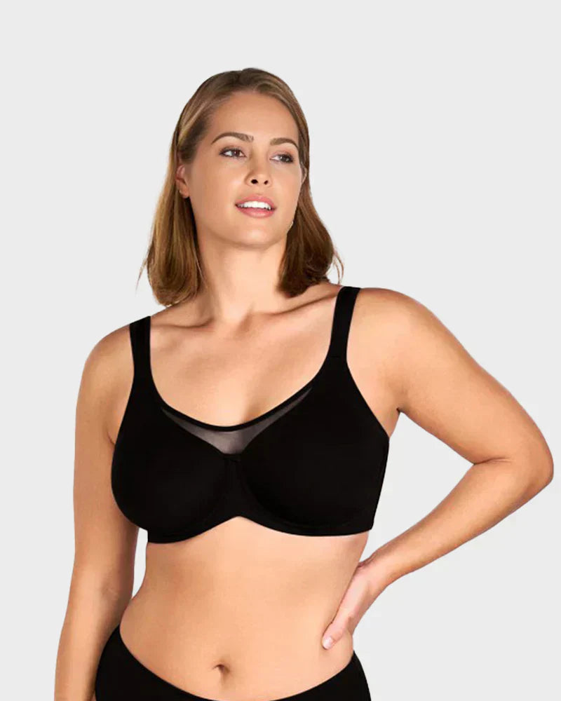 🏆 Last Day Special Price $16.99! 💐Women's Elegant Sheer Full Coverage Plus Size Bra