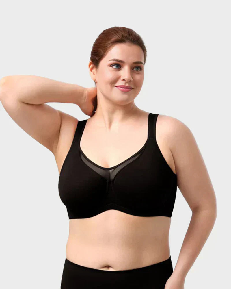 🏆 Last Day Special Price $16.99! 💐Women's Elegant Sheer Full Coverage Plus Size Bra