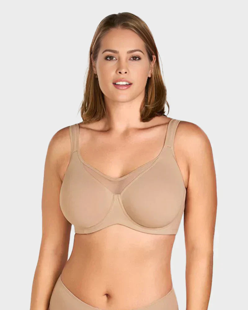 🏆 Last Day Special Price $16.99! 💐Women's Elegant Sheer Full Coverage Plus Size Bra