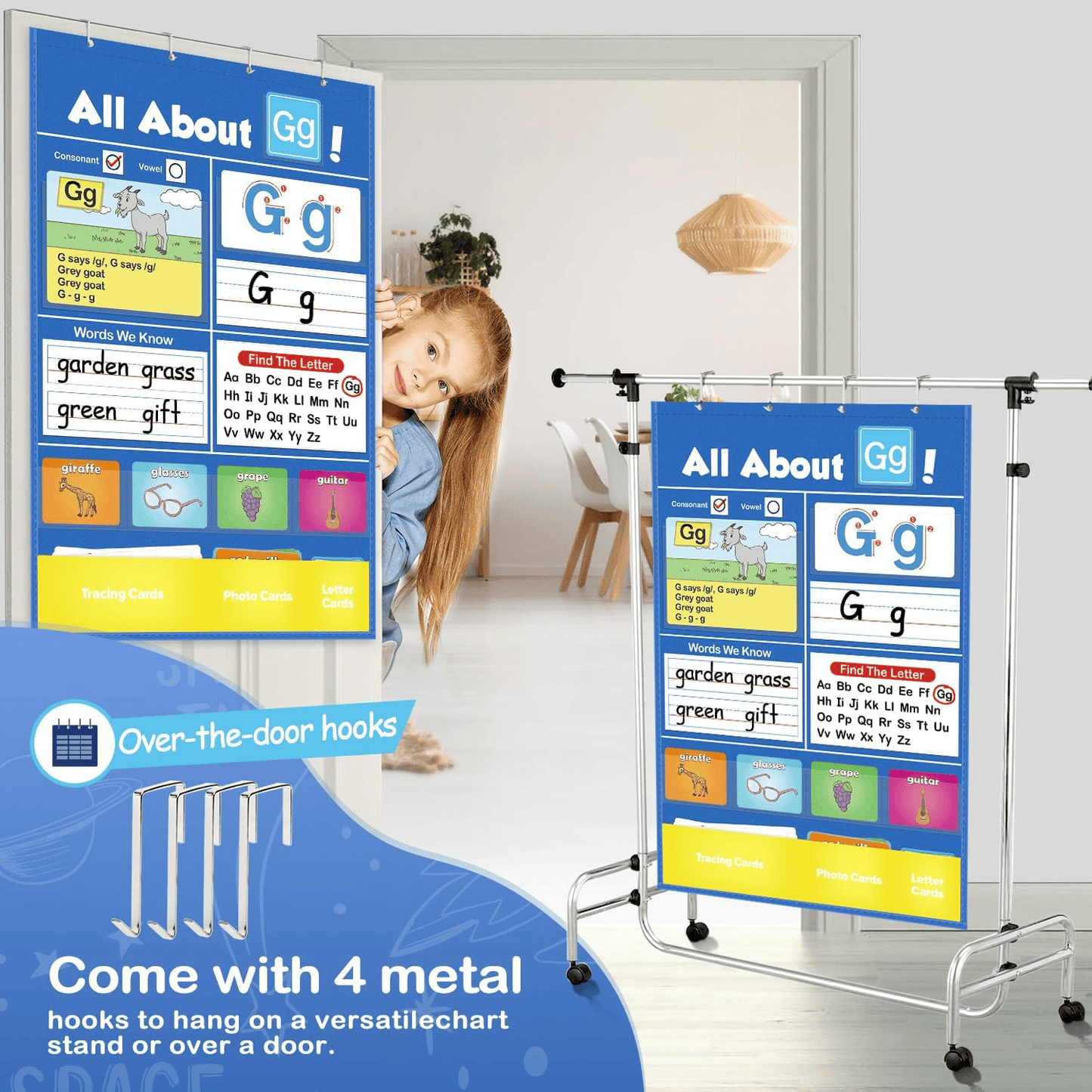 🔥 SALE 50% OFF 📚Alphabet Learning Pocket Chart