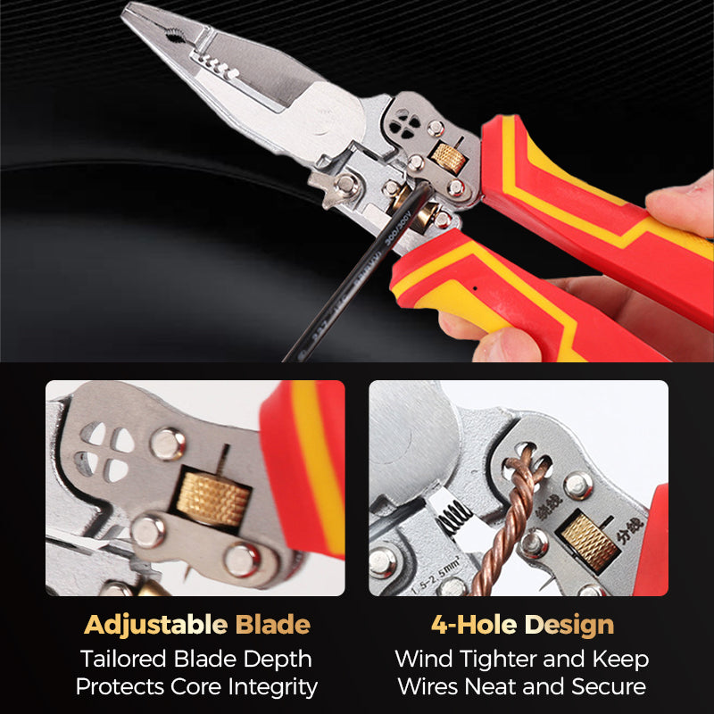 🔥2026 HOT SALE 50% OFF 🔥New🔥8-in-1 Wire Stripper with Voltage Meter🚀