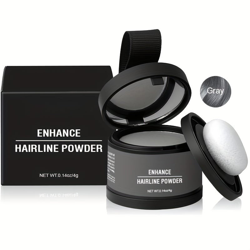 🎉53K+ Sold 💇 Hairline Powder Fit All Hair Color, Waterproof Root Touch Up Concealer For Grey & Sparse Hair