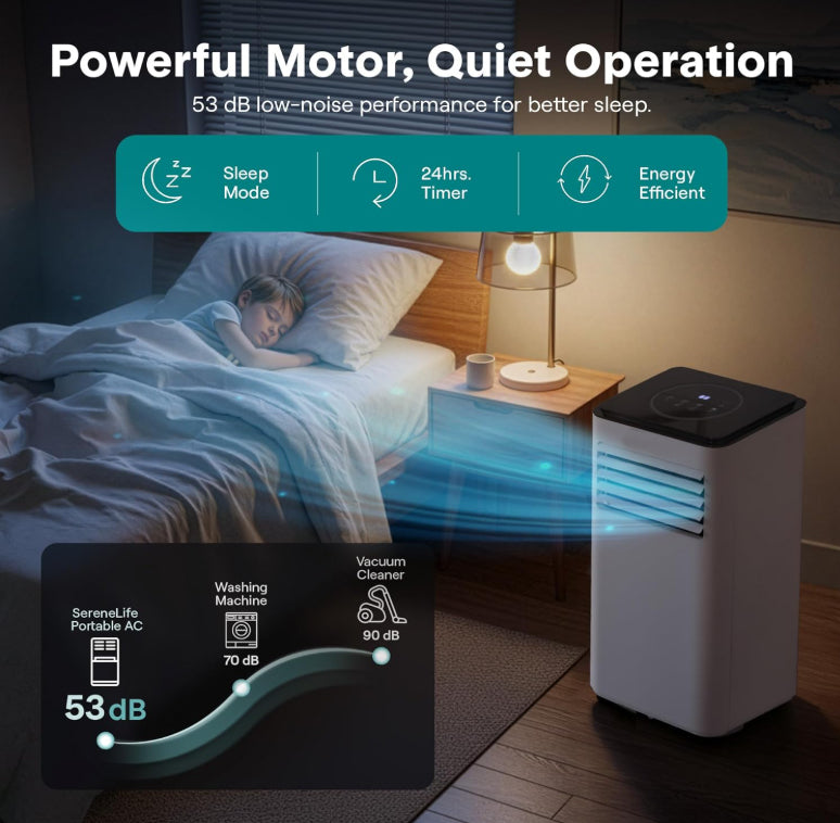 🌬️ Portable Quiet 3-in-1 Air Conditioner with Fan ✅ Direct from Factory ⌛ Limited Stock 💥 Best Price