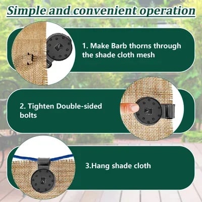🔥Buy More Save More💥Shade Cloth Heavy Duty Lock Grip