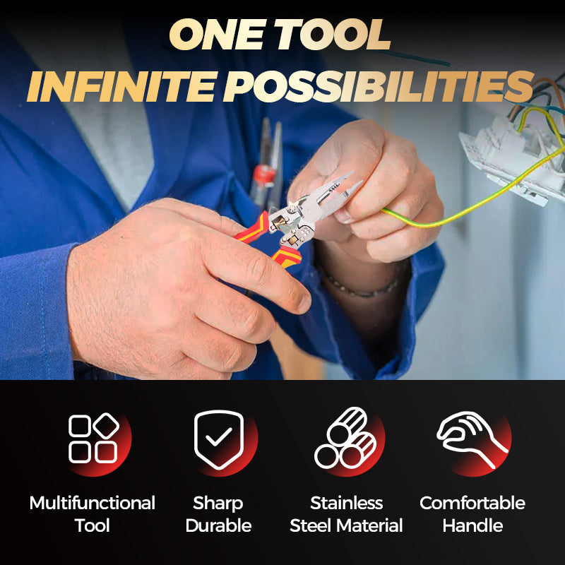 🔥2026 HOT SALE 50% OFF 🔥New🔥8-in-1 Wire Stripper with Voltage Meter🚀