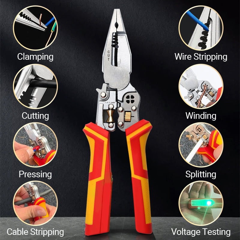 🔥2026 HOT SALE 50% OFF 🔥New🔥8-in-1 Wire Stripper with Voltage Meter🚀