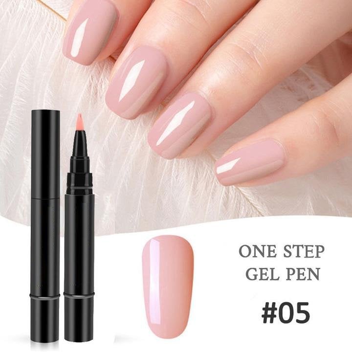 💅 Limited Time Buy 1 Get 1 Free - $19.99! ✨One Step Nail Gel Pen🎨Free handheld mini UV nail lamp💡