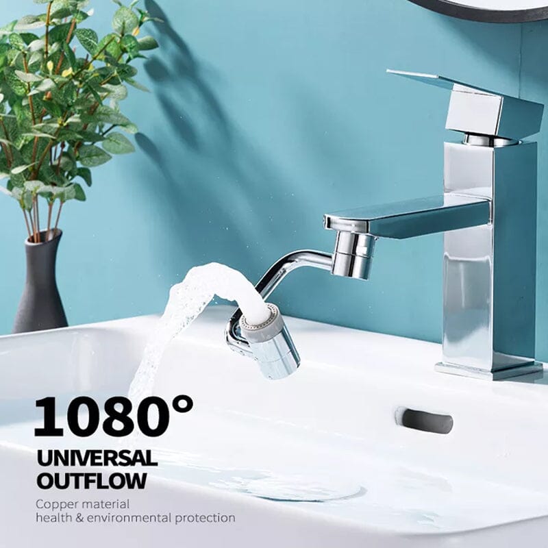 🚰 Upgrade Your Washing Routine - ✨ TTZZ 1080° Rotatable Faucet Aerator Extension - For Effortless, All-Angle Control!