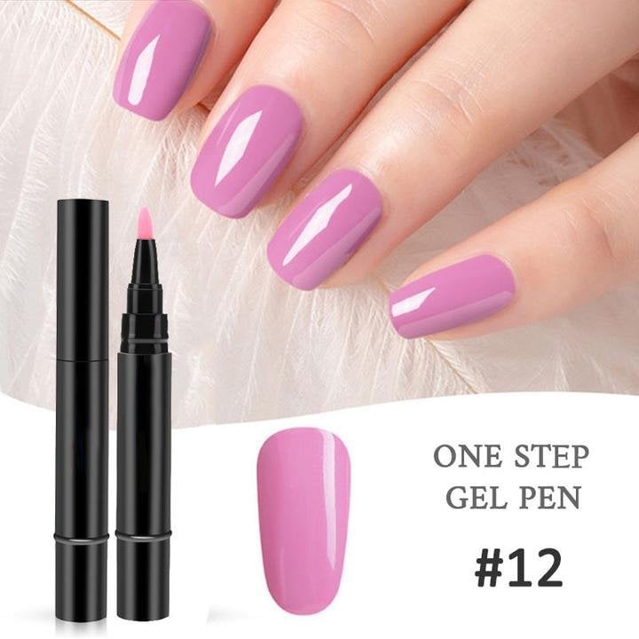 💅 Limited Time Buy 1 Get 1 Free - $19.99! ✨One Step Nail Gel Pen🎨Free handheld mini UV nail lamp💡