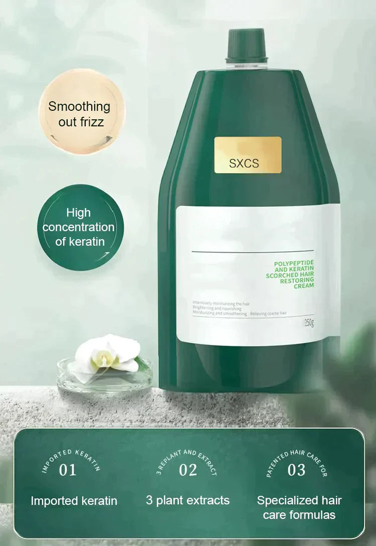 🔥Hot Sale 49% OFF🔥 Polypeptide Keratin Hydrating Smoothing Hair Damage Repair Cream