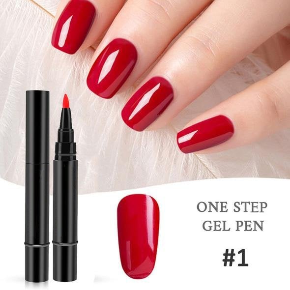 💅 Limited Time Buy 1 Get 1 Free - $19.99! ✨One Step Nail Gel Pen🎨Free handheld mini UV nail lamp💡