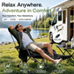 🪑Portable Adjustable Folding Chair for Outdoor‑Use – Light‑Weight, Sturdy & Versatile. Perfect for Gardens, Camping, Beach or Patio; Easy to Transport and Set‑Up🏕️✨