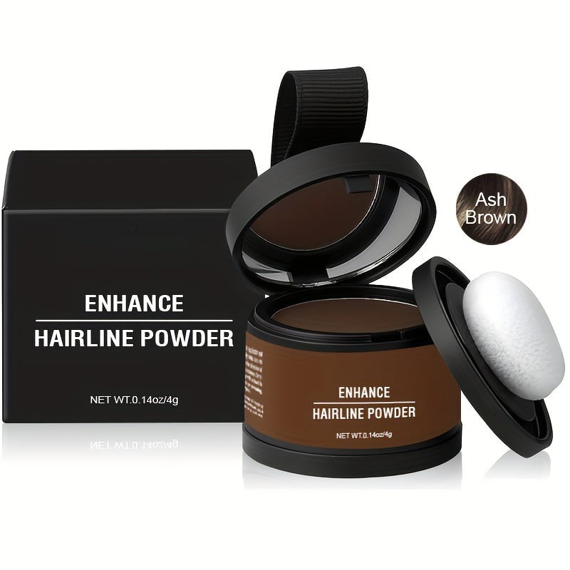 🎉53K+ Sold 💇 Hairline Powder Fit All Hair Color, Waterproof Root Touch Up Concealer For Grey & Sparse Hair