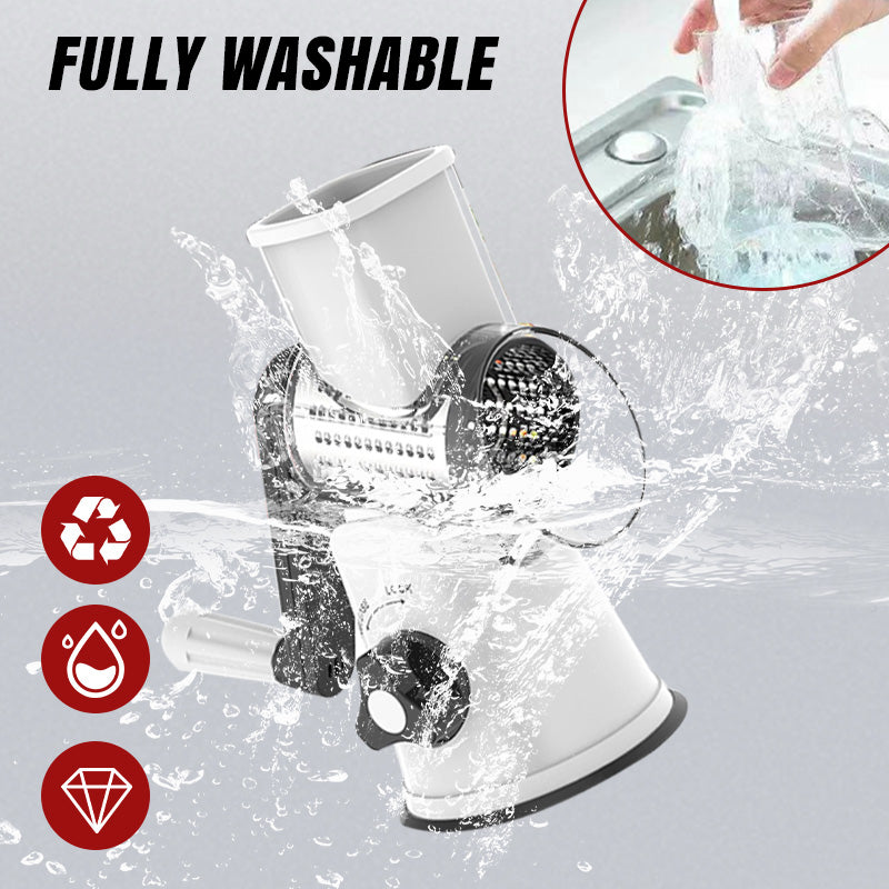 🔥Limited Time Half Price🔥 Multifunctional Manual Rotary Grater & Chopper