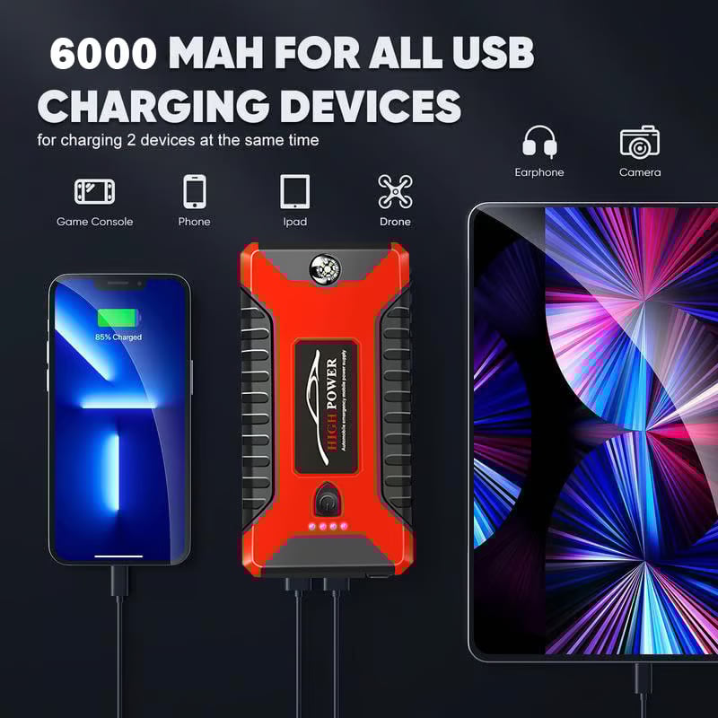 ⏳Time-limited Special🔋Jump Starter 3000A Peak Jump Starter Battery Pack