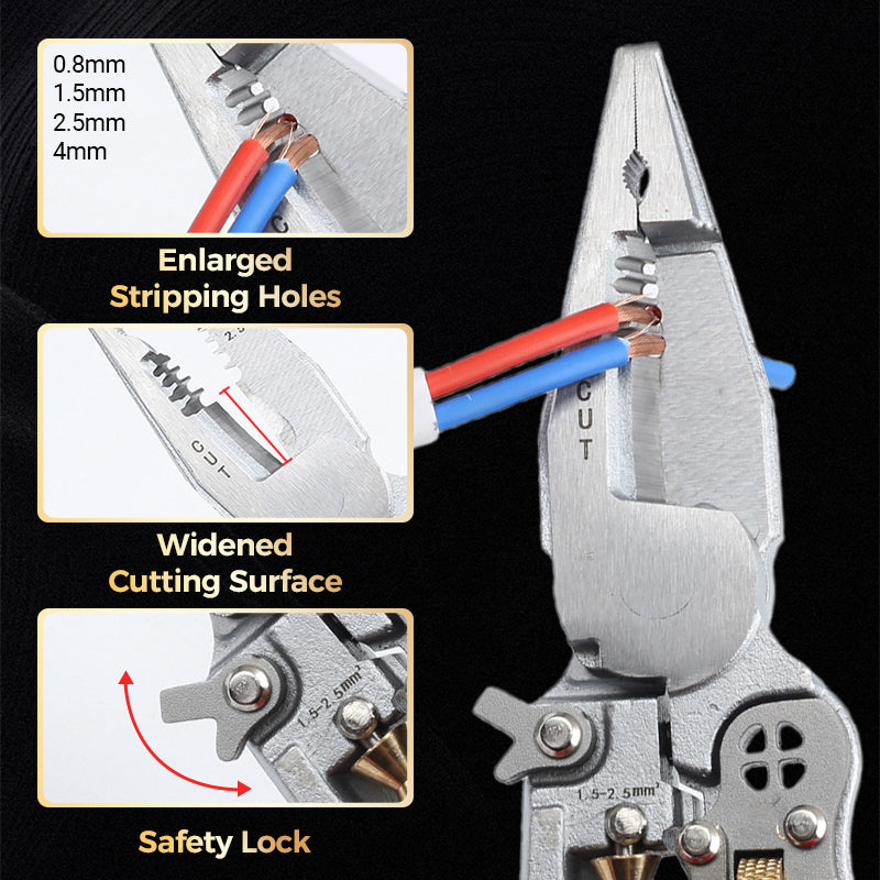 🔥2026 HOT SALE 50% OFF 🔥New🔥8-in-1 Wire Stripper with Voltage Meter🚀