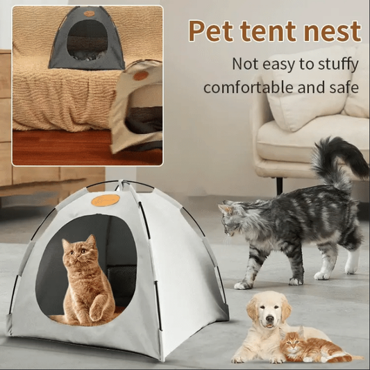 😻50% Discount! Stylish Tough Pet Tent For Rest & Play