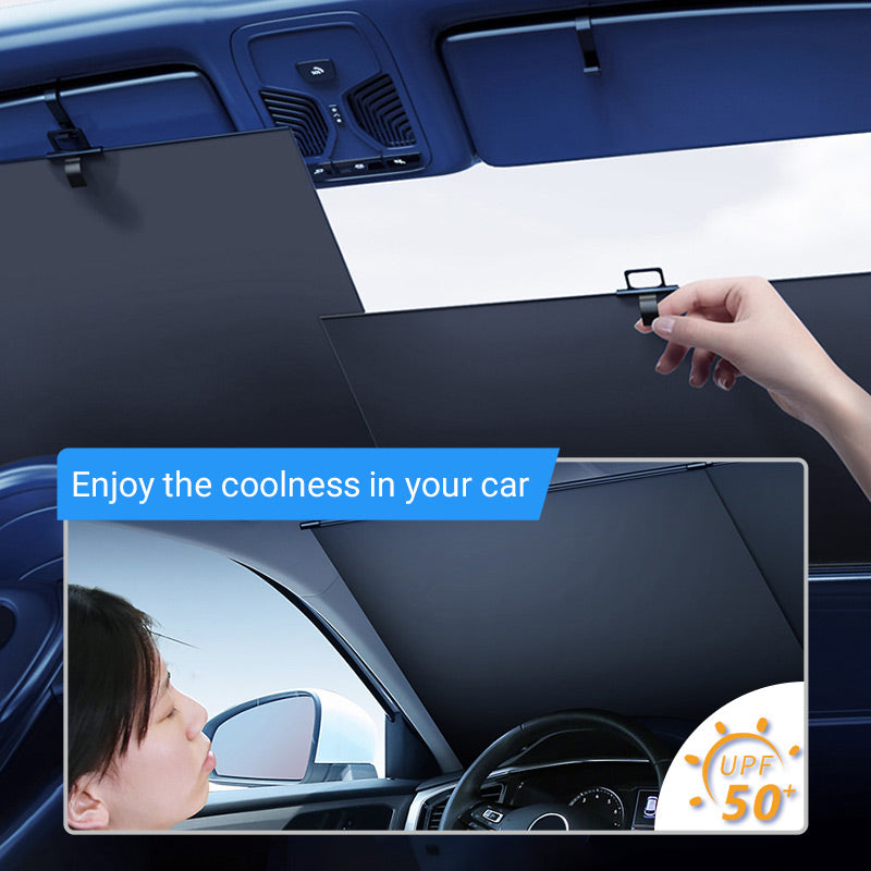 🔥Hot Sale 50% 0FF❄️Car Windshield Sun Shade Set