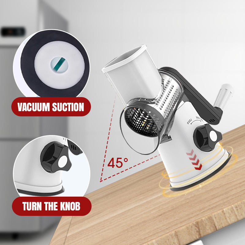 🔥Limited Time Half Price🔥 Multifunctional Manual Rotary Grater & Chopper